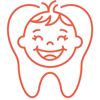Ilustración de odontología infantil