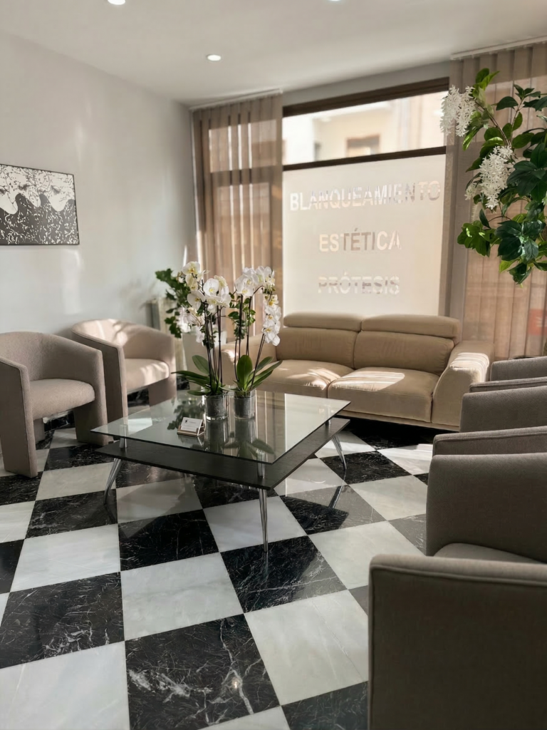 Sala de espera Clínica Dental Millet 